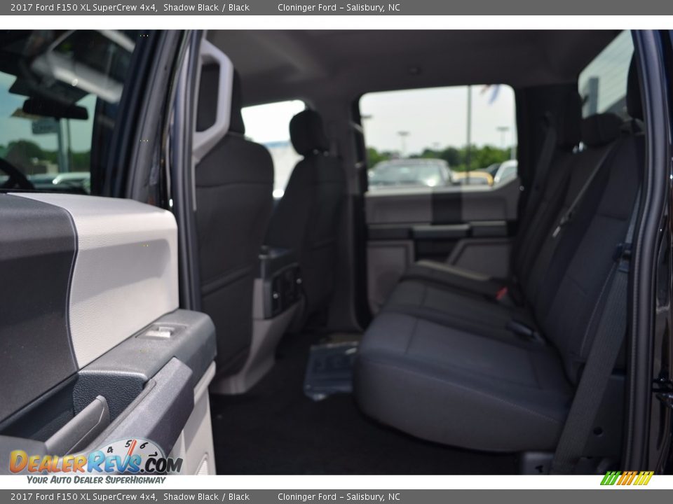 2017 Ford F150 XL SuperCrew 4x4 Shadow Black / Black Photo #10