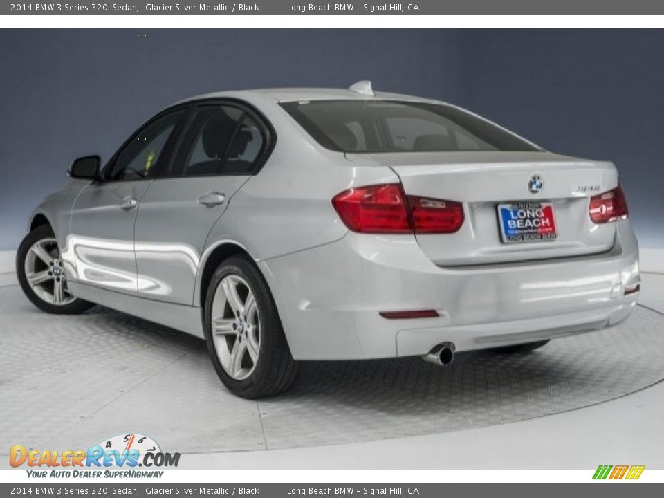 2014 BMW 3 Series 320i Sedan Glacier Silver Metallic / Black Photo #10