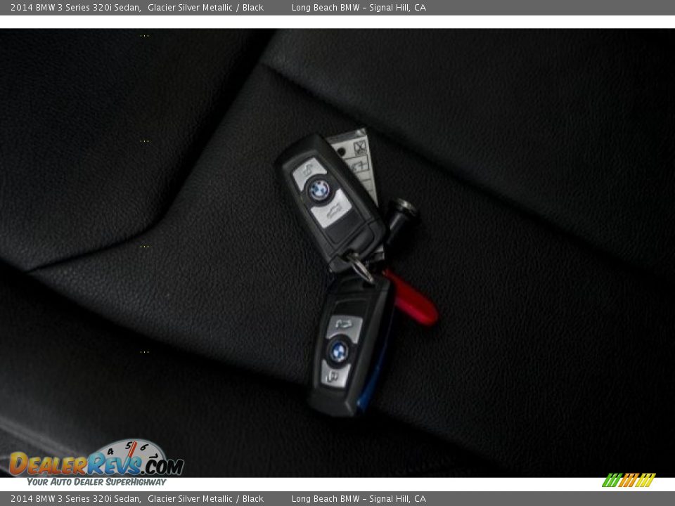 2014 BMW 3 Series 320i Sedan Glacier Silver Metallic / Black Photo #11