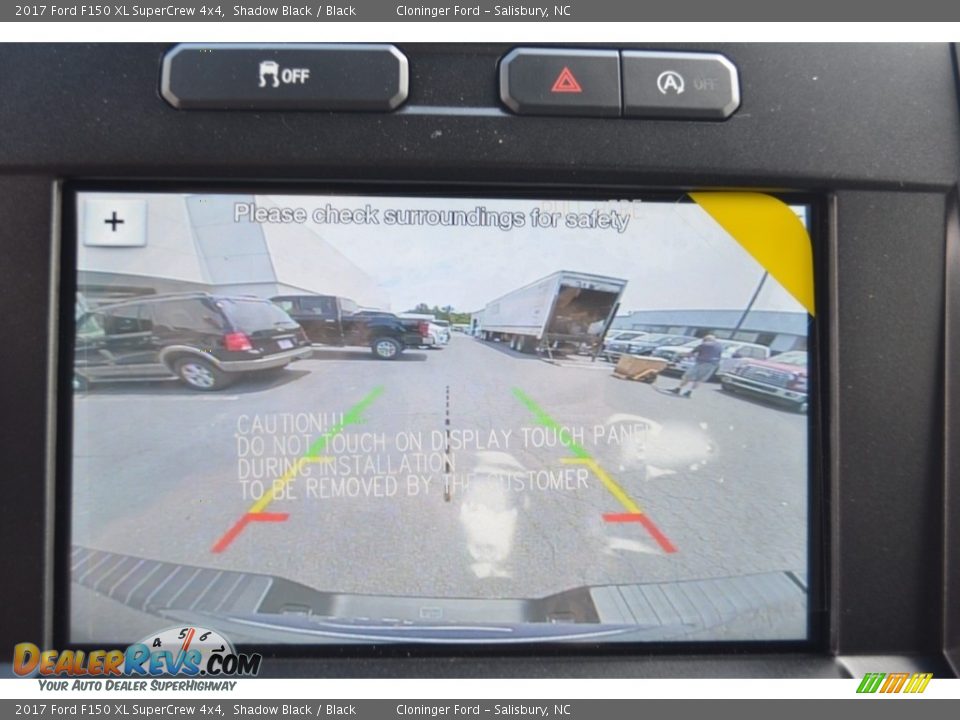 2017 Ford F150 XL SuperCrew 4x4 Shadow Black / Black Photo #14