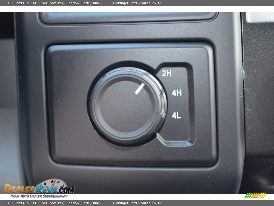 2017 Ford F150 XL SuperCrew 4x4 Shadow Black / Black Photo #16