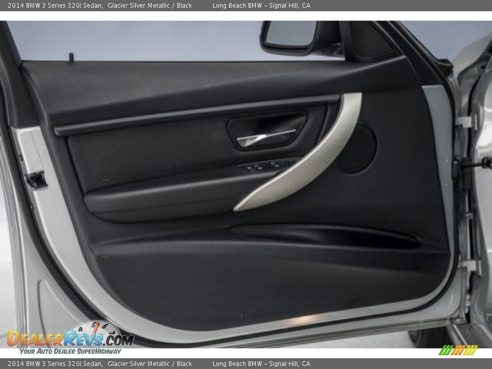 2014 BMW 3 Series 320i Sedan Glacier Silver Metallic / Black Photo #19