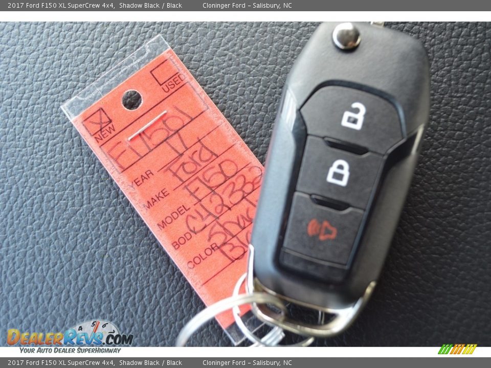 2017 Ford F150 XL SuperCrew 4x4 Shadow Black / Black Photo #19