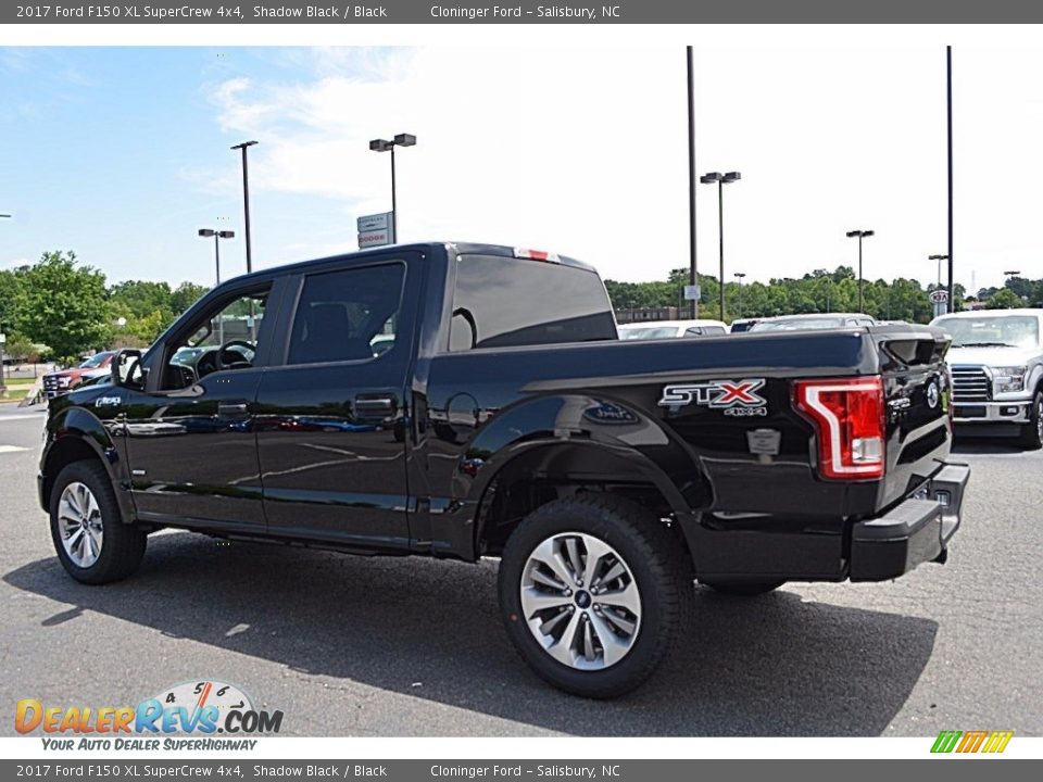 2017 Ford F150 XL SuperCrew 4x4 Shadow Black / Black Photo #20