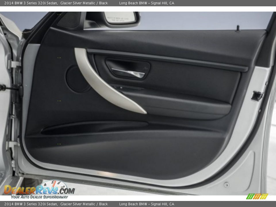 2014 BMW 3 Series 320i Sedan Glacier Silver Metallic / Black Photo #21