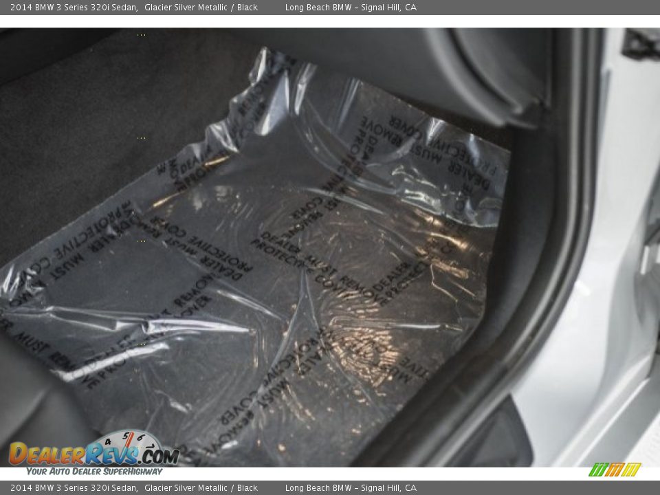 2014 BMW 3 Series 320i Sedan Glacier Silver Metallic / Black Photo #22