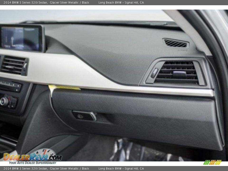 2014 BMW 3 Series 320i Sedan Glacier Silver Metallic / Black Photo #23