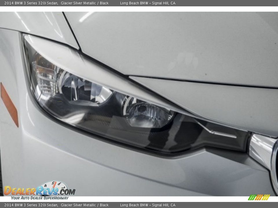 2014 BMW 3 Series 320i Sedan Glacier Silver Metallic / Black Photo #25