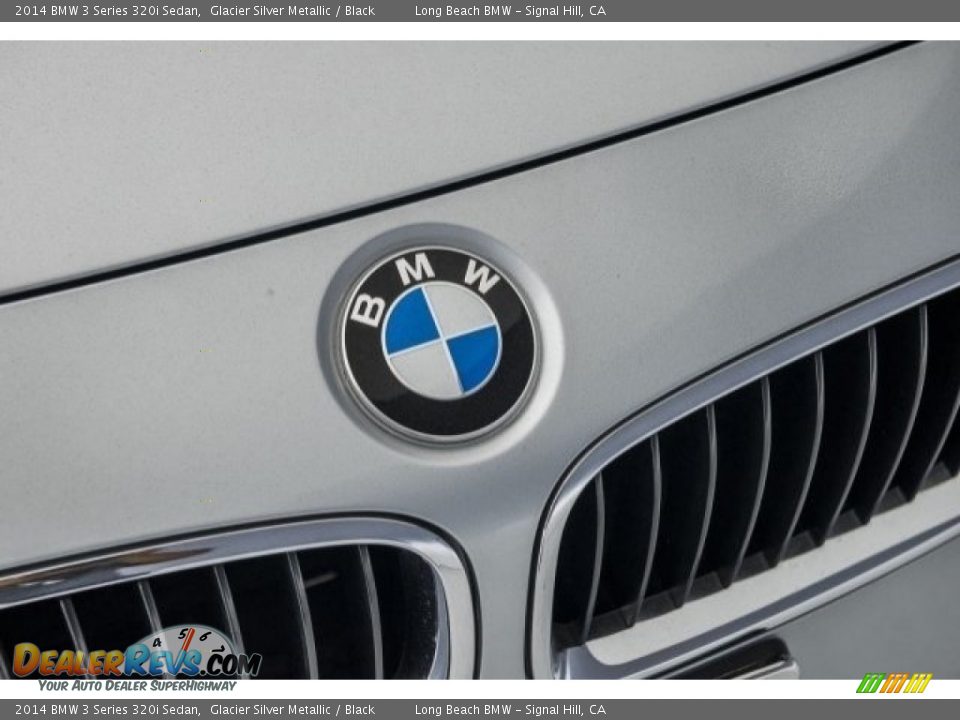 2014 BMW 3 Series 320i Sedan Glacier Silver Metallic / Black Photo #26