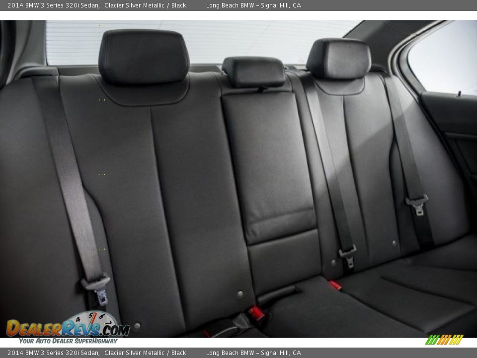 2014 BMW 3 Series 320i Sedan Glacier Silver Metallic / Black Photo #27
