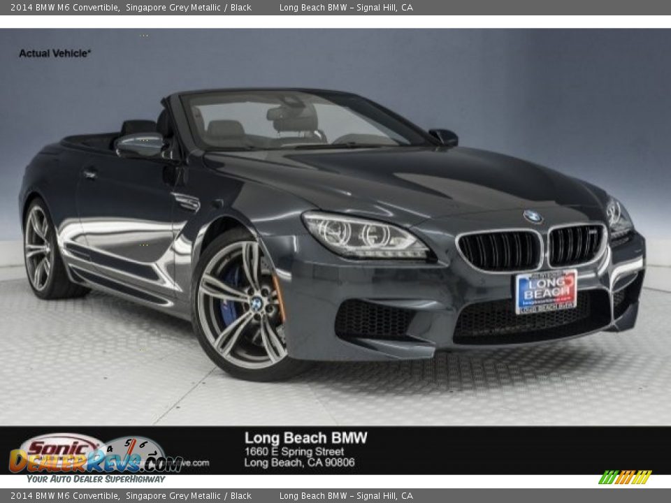 2014 BMW M6 Convertible Singapore Grey Metallic / Black Photo #1