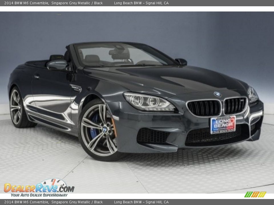 2014 BMW M6 Convertible Singapore Grey Metallic / Black Photo #12