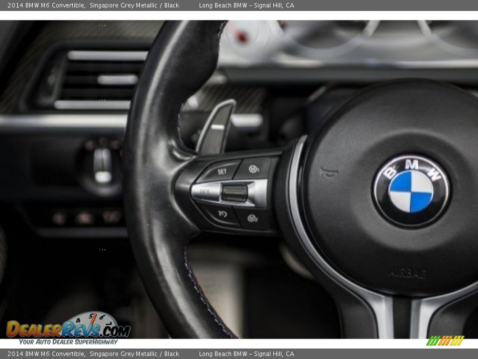 2014 BMW M6 Convertible Singapore Grey Metallic / Black Photo #13