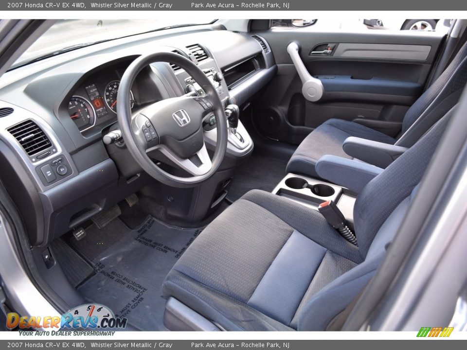 2007 Honda CR-V EX 4WD Whistler Silver Metallic / Gray Photo #11