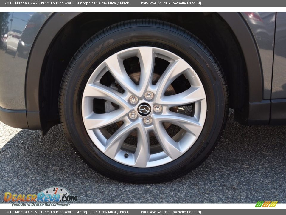 2013 Mazda CX-5 Grand Touring AWD Metropolitan Gray Mica / Black Photo #33