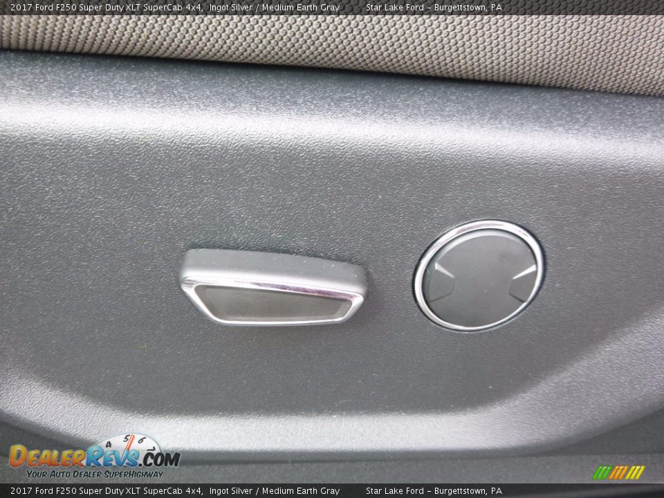 2017 Ford F250 Super Duty XLT SuperCab 4x4 Ingot Silver / Medium Earth Gray Photo #14