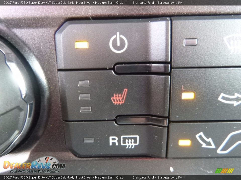 2017 Ford F250 Super Duty XLT SuperCab 4x4 Ingot Silver / Medium Earth Gray Photo #17