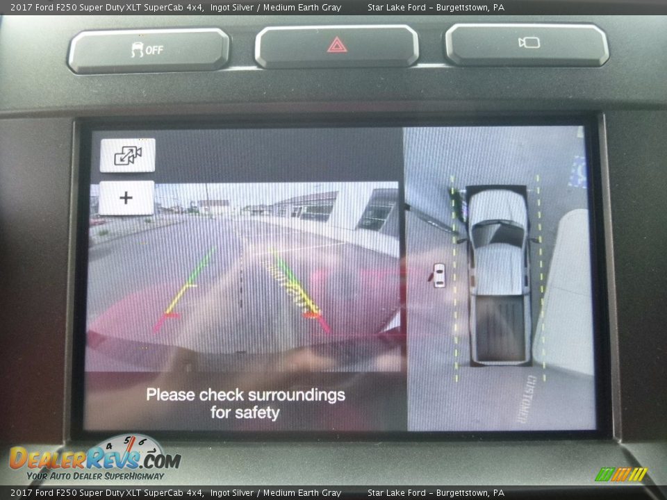 2017 Ford F250 Super Duty XLT SuperCab 4x4 Ingot Silver / Medium Earth Gray Photo #18