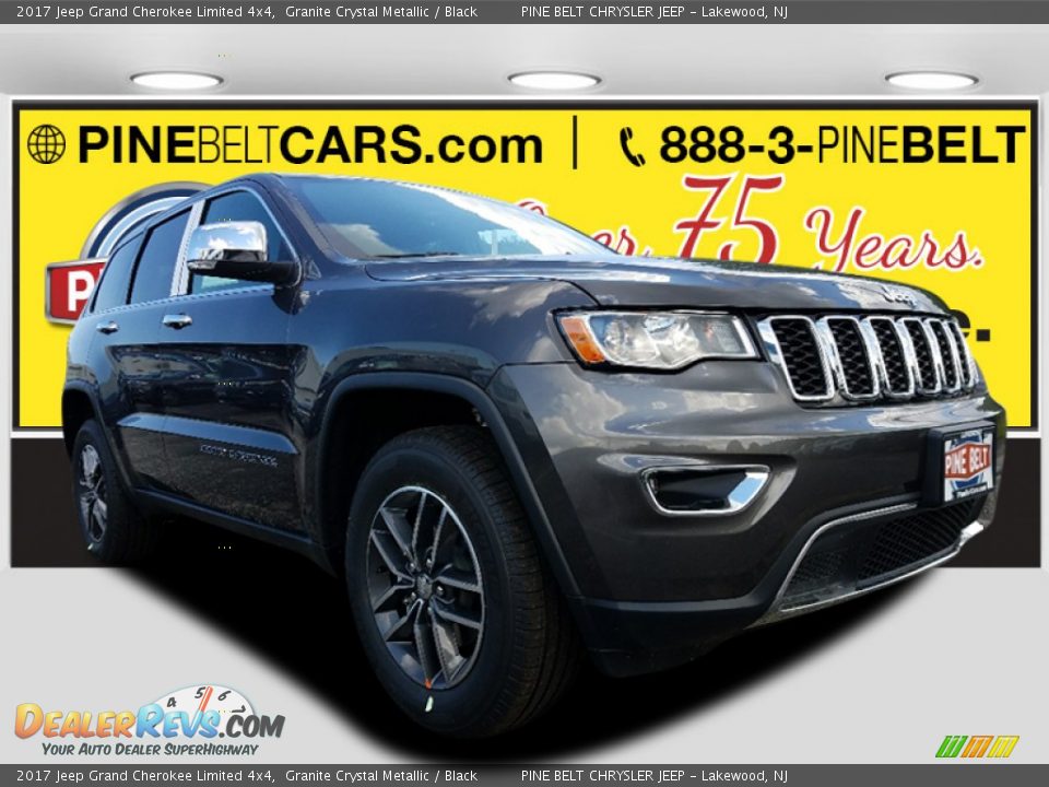 2017 Jeep Grand Cherokee Limited 4x4 Granite Crystal Metallic / Black Photo #1