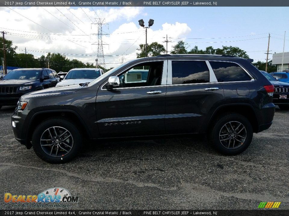 2017 Jeep Grand Cherokee Limited 4x4 Granite Crystal Metallic / Black Photo #3