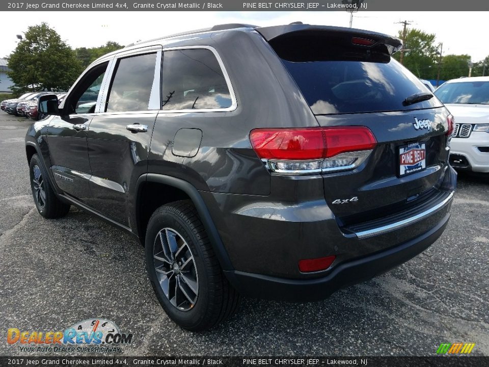 2017 Jeep Grand Cherokee Limited 4x4 Granite Crystal Metallic / Black Photo #4