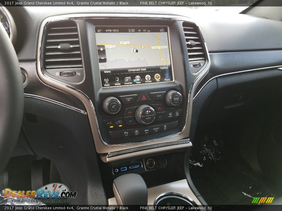 2017 Jeep Grand Cherokee Limited 4x4 Granite Crystal Metallic / Black Photo #10