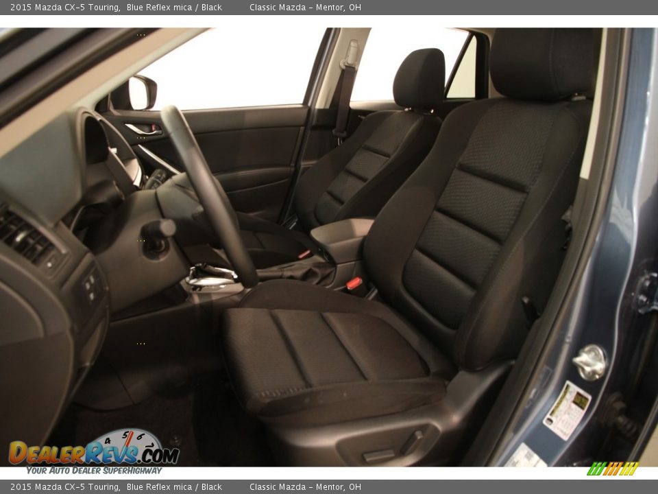 2015 Mazda CX-5 Touring Blue Reflex mica / Black Photo #4