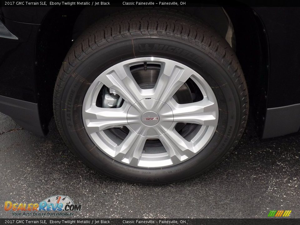 2017 GMC Terrain SLE Ebony Twilight Metallic / Jet Black Photo #5