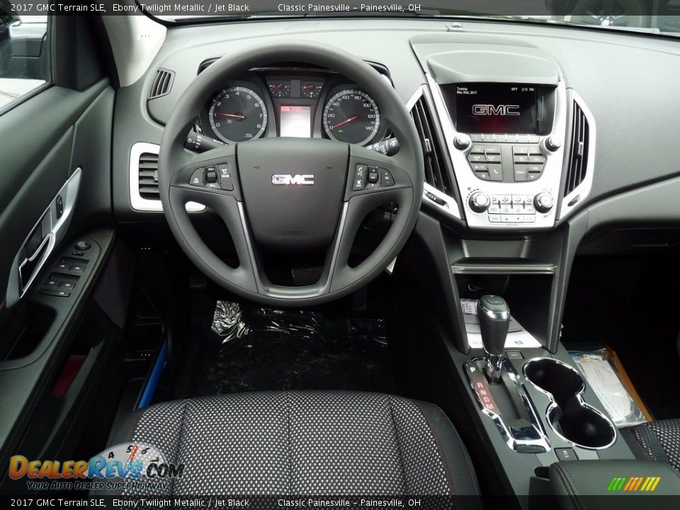 2017 GMC Terrain SLE Ebony Twilight Metallic / Jet Black Photo #8