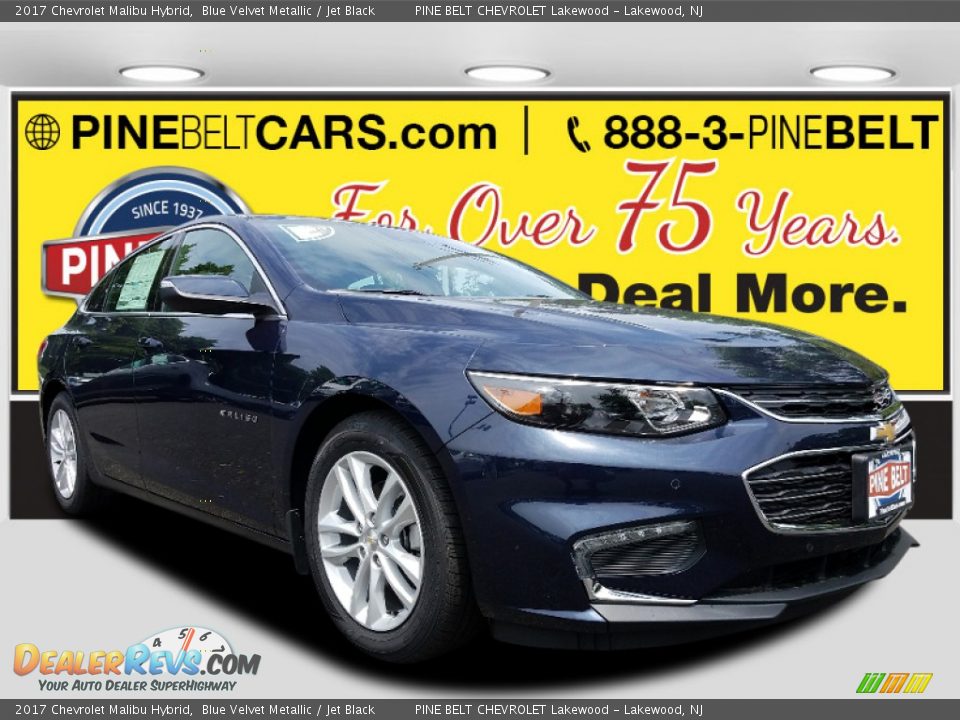 2017 Chevrolet Malibu Hybrid Blue Velvet Metallic / Jet Black Photo #1