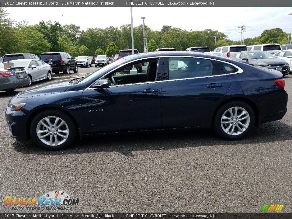 2017 Chevrolet Malibu Hybrid Blue Velvet Metallic / Jet Black Photo #3