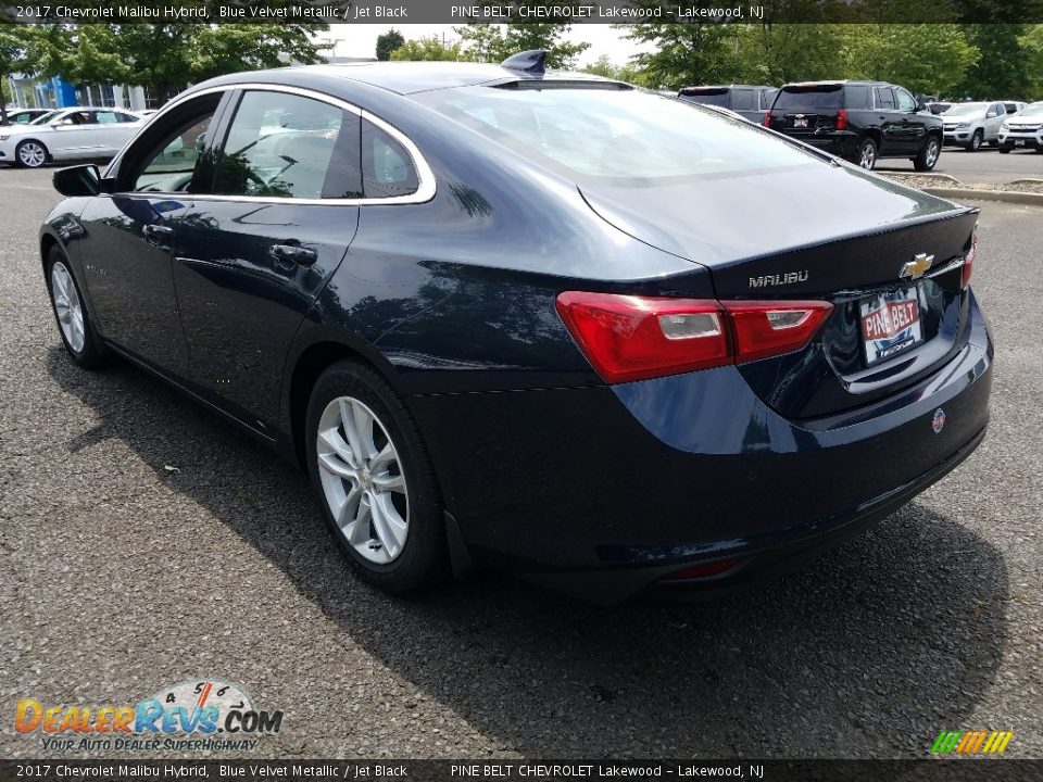 2017 Chevrolet Malibu Hybrid Blue Velvet Metallic / Jet Black Photo #4