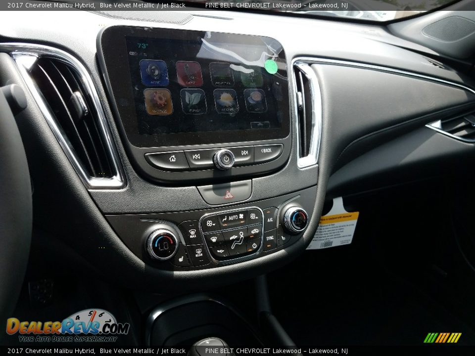 2017 Chevrolet Malibu Hybrid Blue Velvet Metallic / Jet Black Photo #11