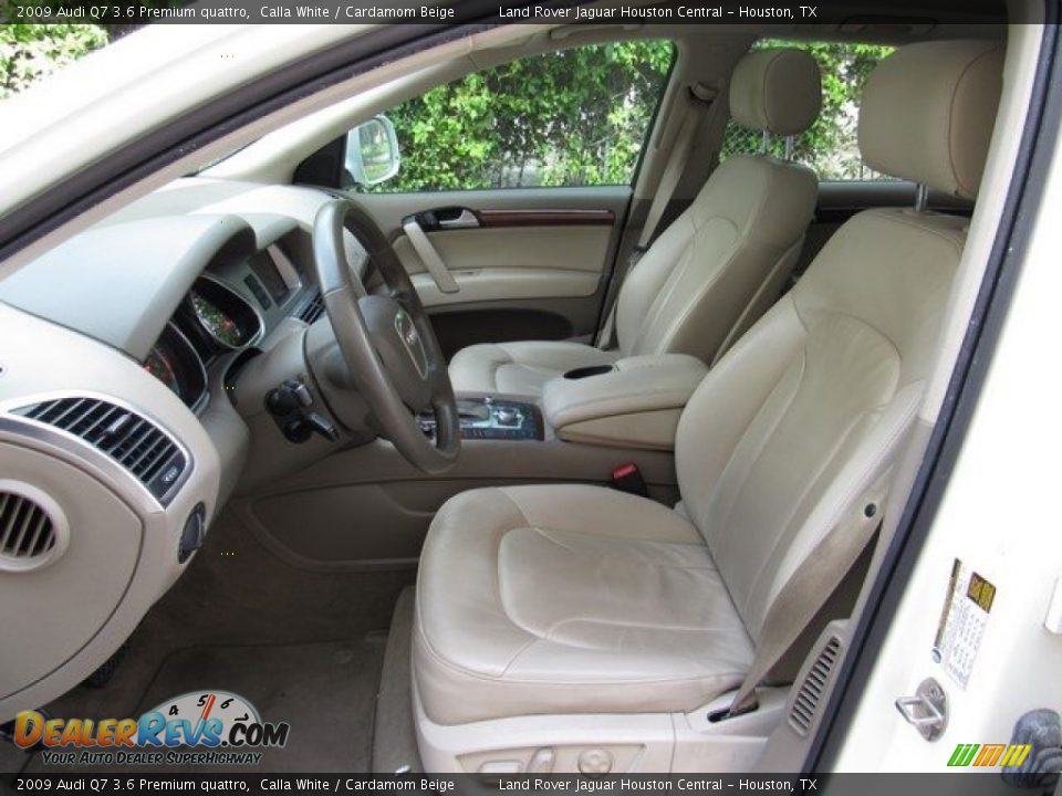 Cardamom Beige Interior - 2009 Audi Q7 3.6 Premium quattro Photo #3