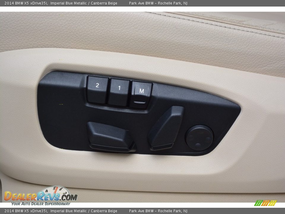 2014 BMW X5 xDrive35i Imperial Blue Metallic / Canberra Beige Photo #12