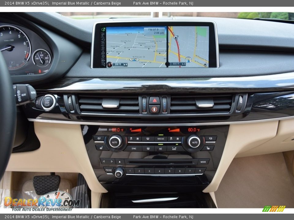 2014 BMW X5 xDrive35i Imperial Blue Metallic / Canberra Beige Photo #16