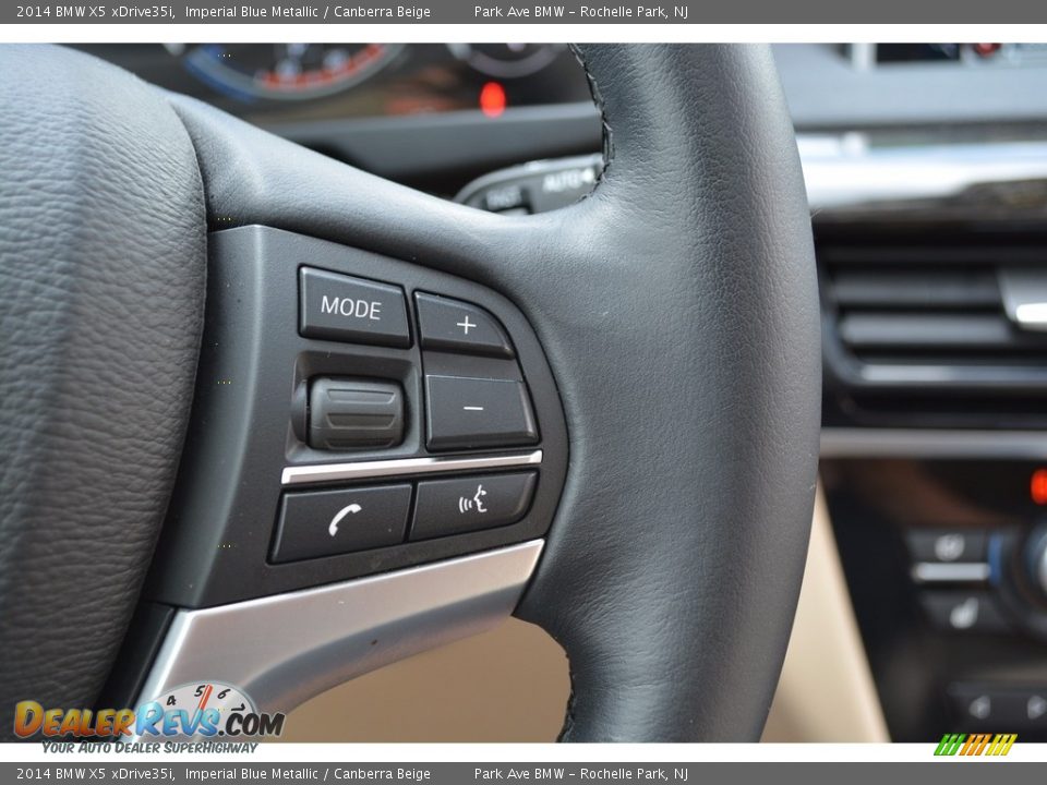 2014 BMW X5 xDrive35i Imperial Blue Metallic / Canberra Beige Photo #20