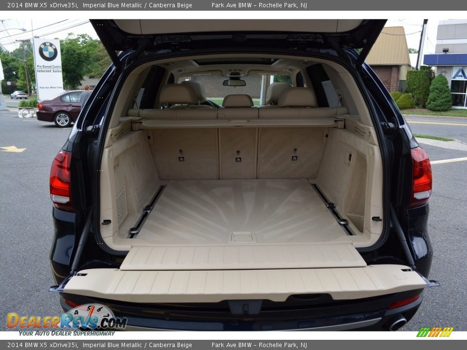 2014 BMW X5 xDrive35i Imperial Blue Metallic / Canberra Beige Photo #23