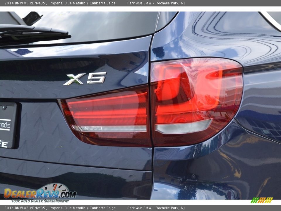 2014 BMW X5 xDrive35i Imperial Blue Metallic / Canberra Beige Photo #24