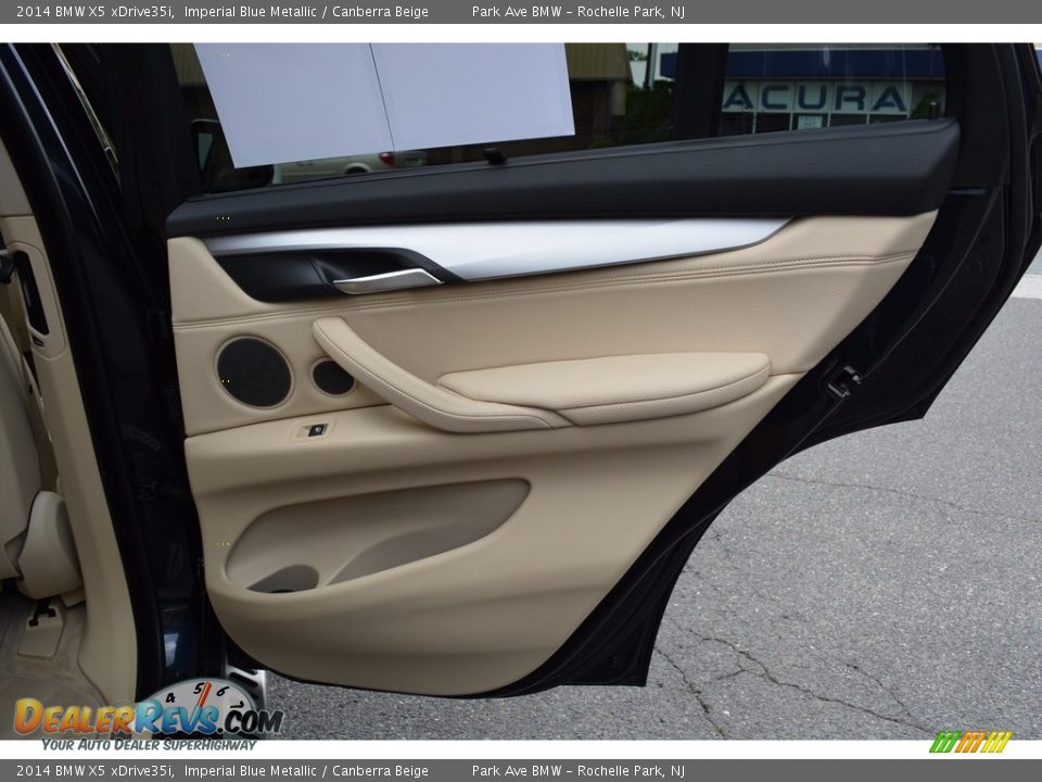 2014 BMW X5 xDrive35i Imperial Blue Metallic / Canberra Beige Photo #25