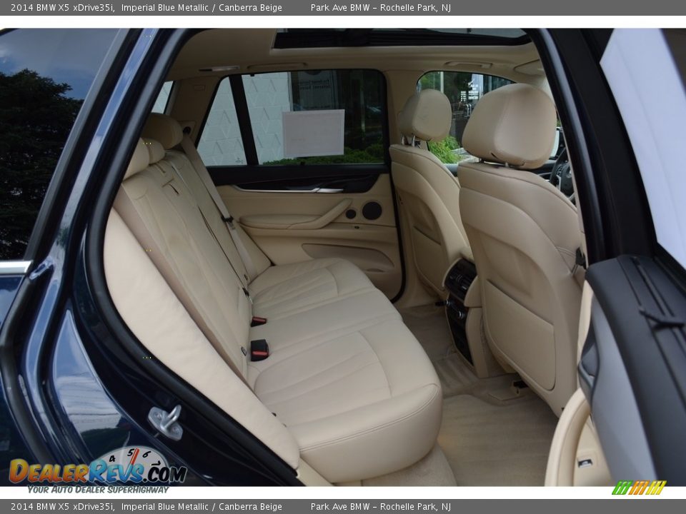 2014 BMW X5 xDrive35i Imperial Blue Metallic / Canberra Beige Photo #26