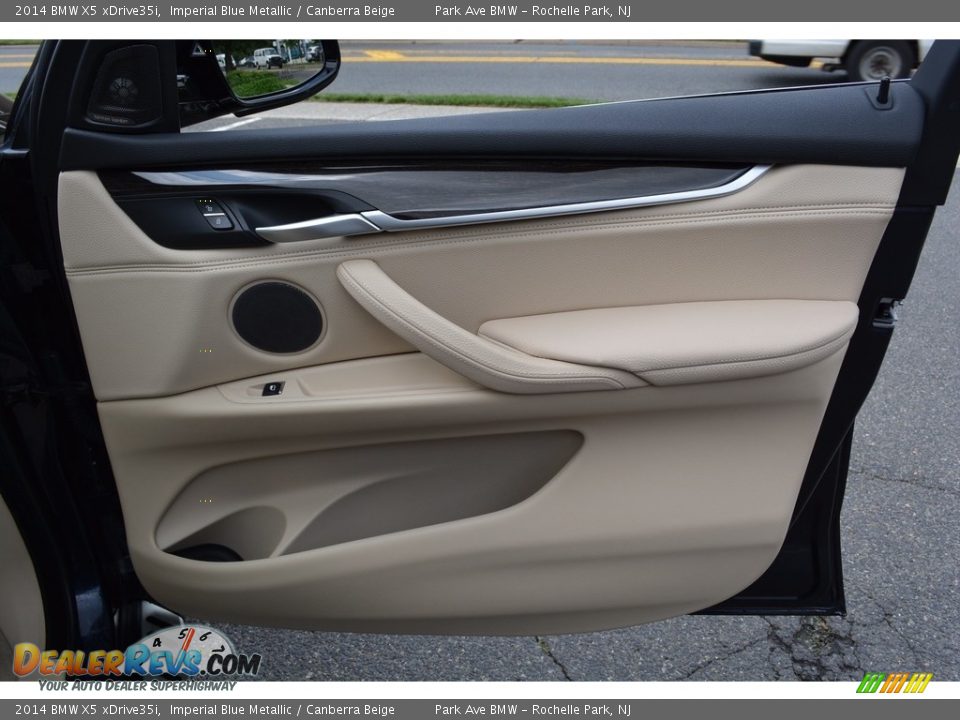 2014 BMW X5 xDrive35i Imperial Blue Metallic / Canberra Beige Photo #27