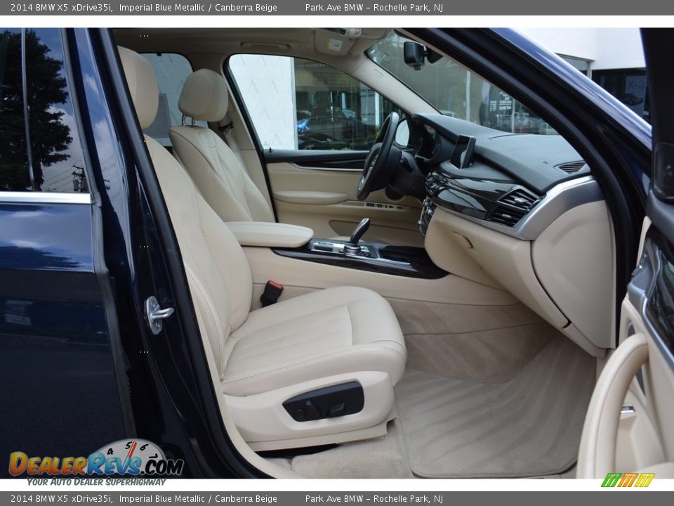 2014 BMW X5 xDrive35i Imperial Blue Metallic / Canberra Beige Photo #29