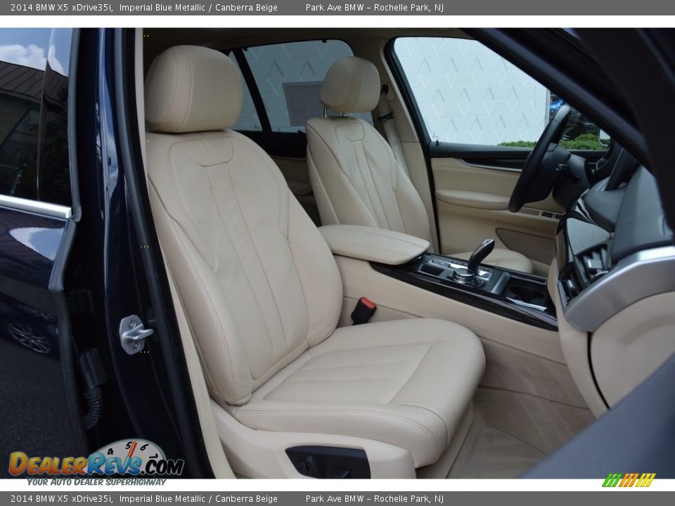 2014 BMW X5 xDrive35i Imperial Blue Metallic / Canberra Beige Photo #30