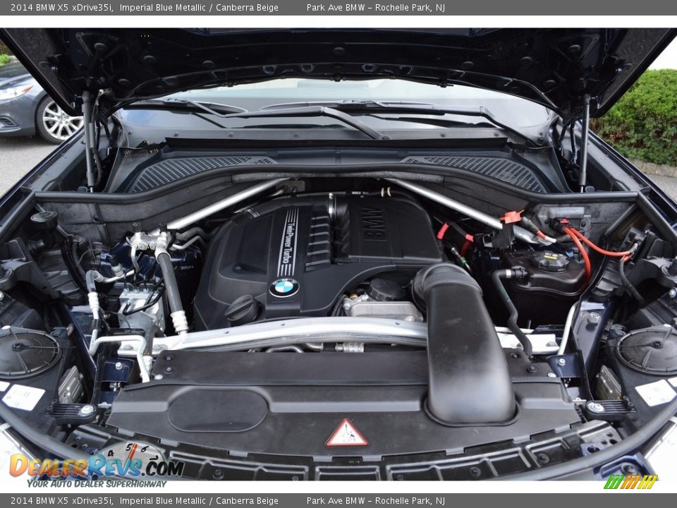 2014 BMW X5 xDrive35i Imperial Blue Metallic / Canberra Beige Photo #31