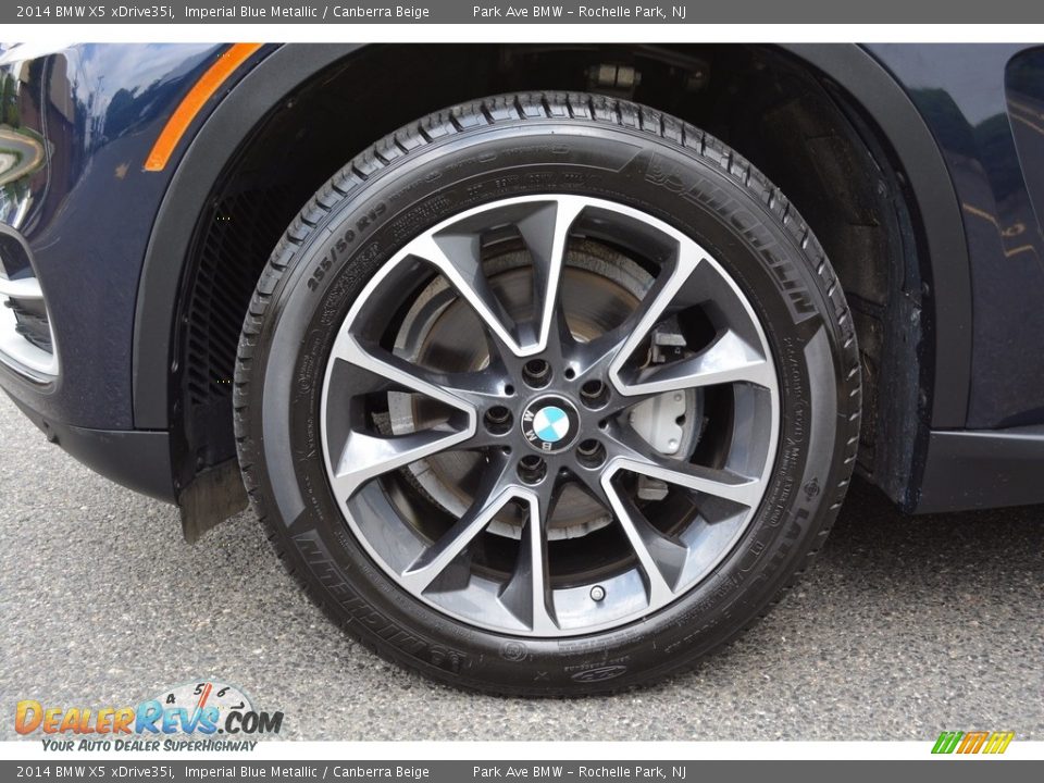 2014 BMW X5 xDrive35i Imperial Blue Metallic / Canberra Beige Photo #33