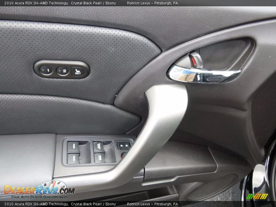 2010 Acura RDX SH-AWD Technology Crystal Black Pearl / Ebony Photo #19