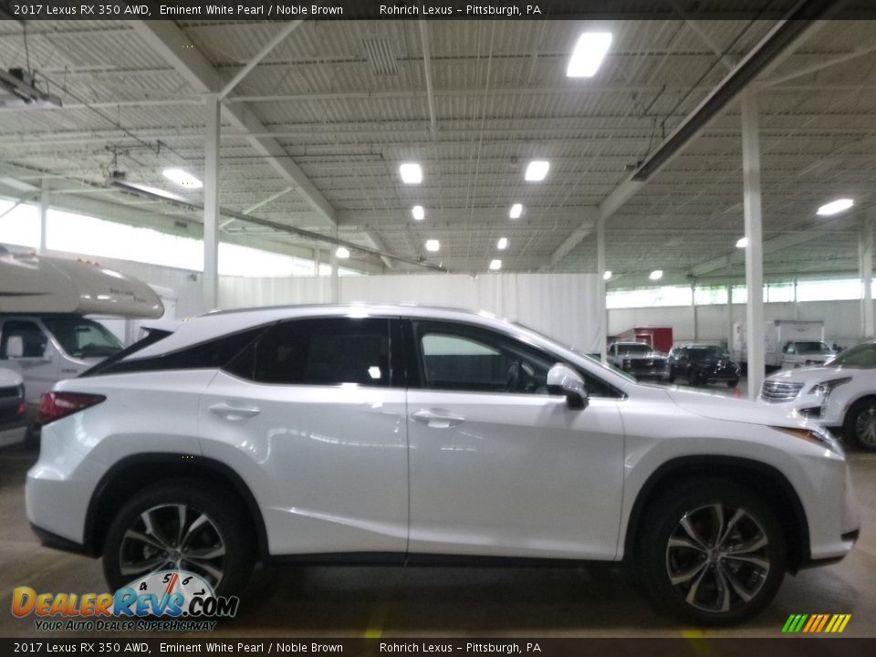 2017 Lexus RX 350 AWD Eminent White Pearl / Noble Brown Photo #2
