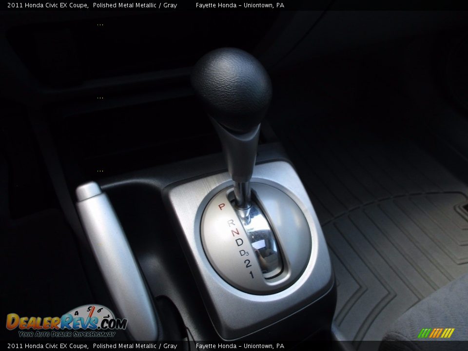 2011 Honda Civic EX Coupe Polished Metal Metallic / Gray Photo #12