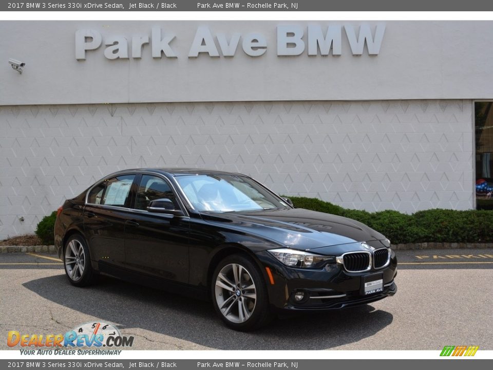 2017 BMW 3 Series 330i xDrive Sedan Jet Black / Black Photo #1